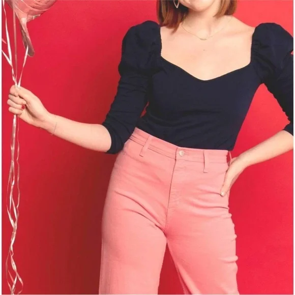 Nation LTD Arabelle Party Tee Navy - Picture 5 of 16